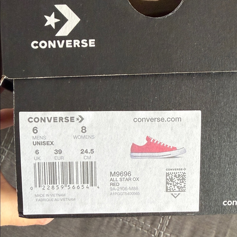 Converse Red All Star Ox Shoes